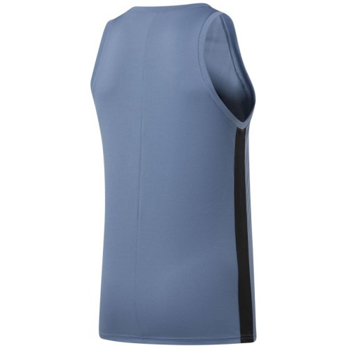 Men's T-shirt Reebok LM BC Tank - blue slate Men's T-shirt Reebok LM BC Tank - blue slate