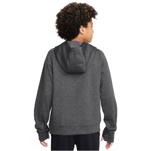 Boys' jumper Nike Multi+ Therma-FIT Pullover Hoodie - black/anthracite/white Boys' jumper Nike Multi+ Therma-FIT Pullover Hoodie - black/anthracite/white