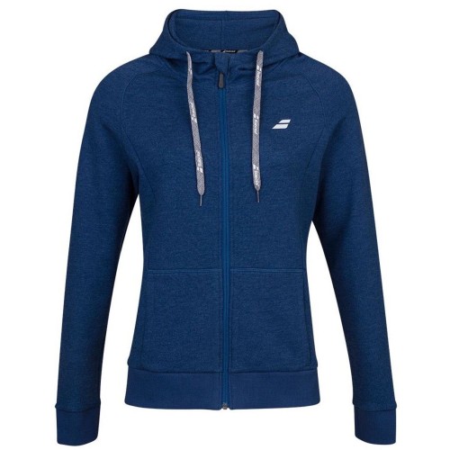 Girls' jumper Babolat Exercise Hood Jacket Girl - estate blue heather Girls' jumper Babolat Exercise Hood Jacket Girl - estate blue heather