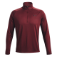 Men's long sleeve T-shirt Under Armour UA Tech 2.0 1/2 Zip M - chestnut red/black