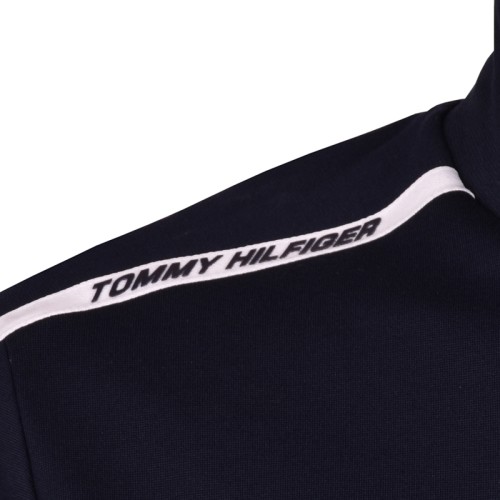 Men's Jumper Tommy Hilfiger Trim Mock Neck Silhouette - desert sky Men's Jumper Tommy Hilfiger Trim Mock Neck Silhouette - desert sky