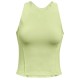Women's top Under Armour HeatGear Tank - pale olive/lime foam Women's top Under Armour HeatGear Tank - pale olive/lime foam