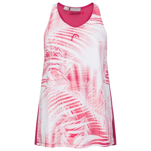 Girls' T-shirt Head Agility Tank Top - mulberry/print vision Girls' T-shirt Head Agility Tank Top - mulberry/print vision