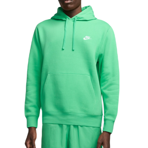 Men's Jumper Nike Sportswear Club Fleece Pullover Hoodie - spring green/spring green/white Men's Jumper Nike Sportswear Club Fleece Pullover Hoodie - spring green/spring green/white