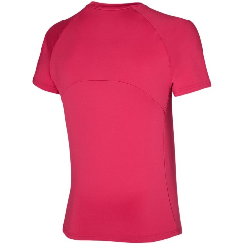 Men's T-shirt Mizuno AW22 Tee - opera red Men's T-shirt Mizuno AW22 Tee - opera red