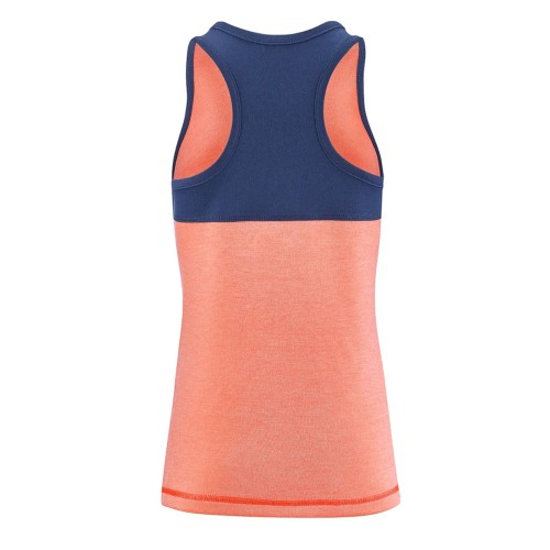 Girls' T-shirt Babolat Play Tank Top Girl - fluo strike/estate blue Girls' T-shirt Babolat Play Tank Top Girl - fluo strike/estate blue