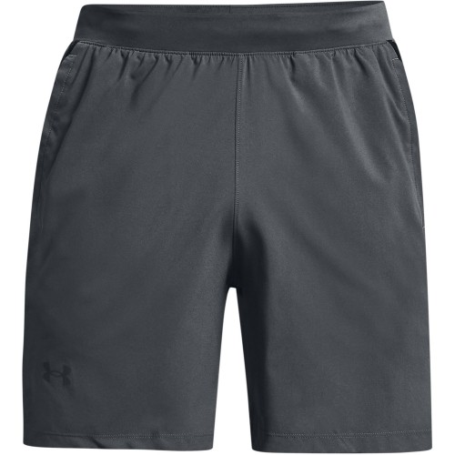Men's shorts Under Armour Launch SW 7" Short - pitch gray/reflective