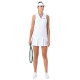 Women's dress Lacoste Sport Dress with Removable Piqu_ Shorts - white/navy blue Women's dress Lacoste Sport Dress with Removable Piqu_ Shorts - white/navy blue