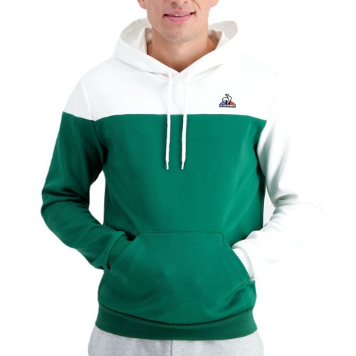 Men's Jumper Le Coq BAH Hoody N°2 SS23 - vert fonc_ camuset Men's Jumper Le Coq BAH Hoody N°2 SS23 - vert fonc_ camuset