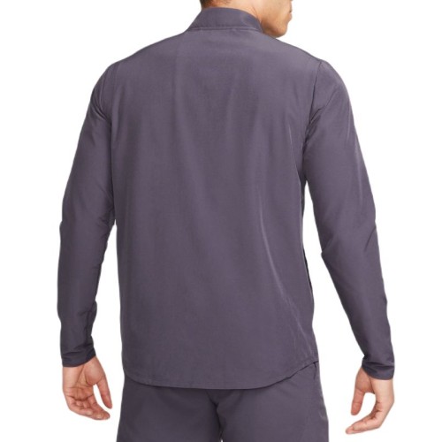 Men's Jumper Nike Court Advantage Packable Jacket - gridiron/white Men's Jumper Nike Court Advantage Packable Jacket - gridiron/white