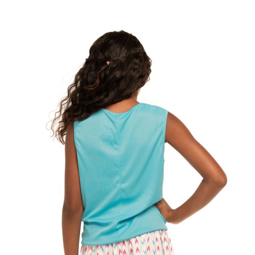 Girls' T-shirt Lucky in Love Desert Vibes Twist Front Tank - sky Girls' T-shirt Lucky in Love Desert Vibes Twist Front Tank - sky
