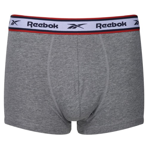 Men's Boxers Reebok Mens Trunk YOSEF 3P - navy/red/grey marl Men's Boxers Reebok Mens Trunk YOSEF 3P - navy/red/grey marl