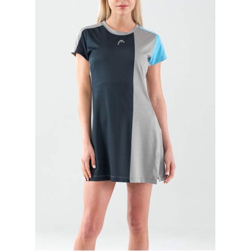 Women's dress Head Padel Tech Dress - grey/navy Women's dress Head Padel Tech Dress - grey/navy
