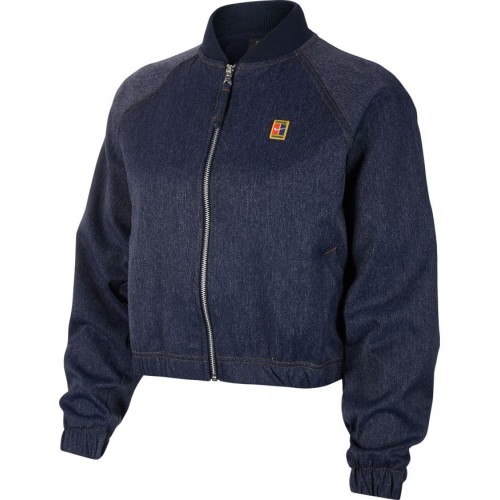 Women's jumper Nike Court Jacket PS NT W - obsidian/silver/wheat Women's jumper Nike Court Jacket PS NT W - obsidian/silver/wheat