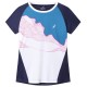 Women's T-shirt Australian Ace T-Shirt With Print In Front - blue cosmo