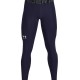 Men’s compression clothing Under Armour Men's HeatGear Leggings - midnight navy/white Men’s compression clothing Under Armour Men's HeatGear Leggings - midnight navy/white