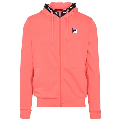 Men's Jumper Fila Sweatjacket Benny M - hot coral Men's Jumper Fila Sweatjacket Benny M - hot coral