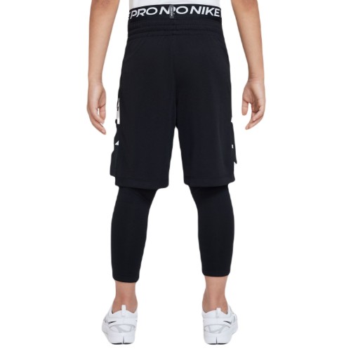 Boys' trousers Nike Pro Warm Dri-FIT Full Length Tight - black/black/white Boys' trousers Nike Pro Warm Dri-FIT Full Length Tight - black/black/white