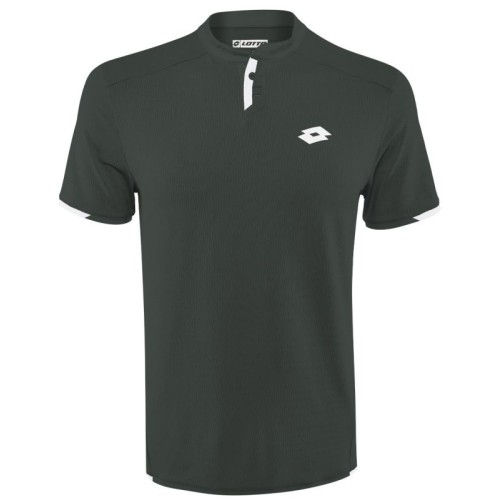 Men's Polo T-shirt Lotto Top Ten Polo PL - green resin Men's Polo T-shirt Lotto Top Ten Polo PL - green resin