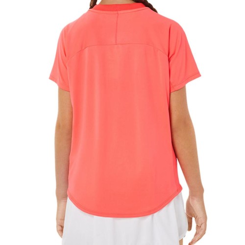 Girls' T-shirt Asics Tennis Short Sleeve Top - diva pink Girls' T-shirt Asics Tennis Short Sleeve Top - diva pink