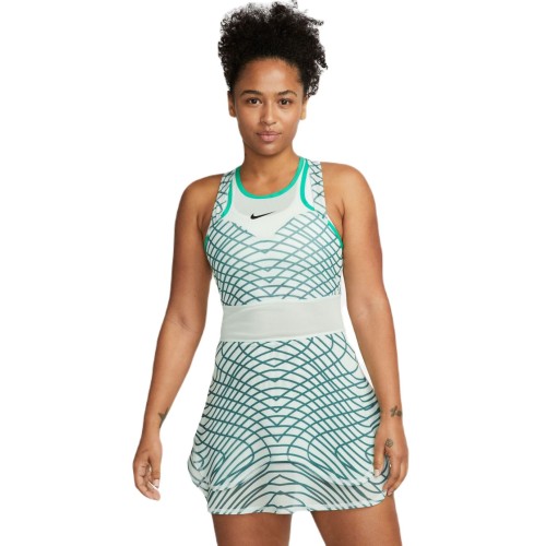 Women's dress Nike Court Dri-Fit Slam Dress - barely green/stadium green/black Women's dress Nike Court Dri-Fit Slam Dress - barely green/stadium green/black