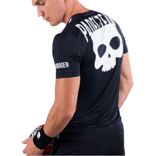 Men's T-shirt Hydrogen Padel Team Tech Tee Man - black/white Men's T-shirt Hydrogen Padel Team Tech Tee Man - black/white