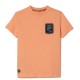 Boys' t-shirt Lacoste Sport Roland Garros Edition Badge T-shirt - light orange Boys' t-shirt Lacoste Sport Roland Garros Edition Badge T-shirt - light orange