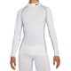 Men’s compression clothing Nike Pro Dri-Fit Tight LS Mock M - white/black/black