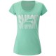 Women's T-shirt Babolat Exercise Massange Tee W - cockatoo heather Women's T-shirt Babolat Exercise Massange Tee W - cockatoo heather