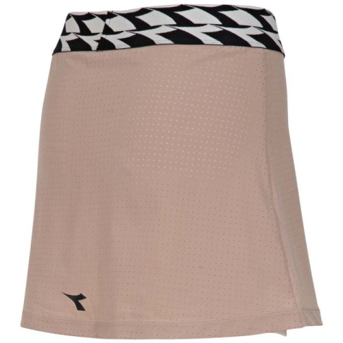 Women's skirt Diadora L. Skirt - mahogany rose/whisper white Women's skirt Diadora L. Skirt - mahogany rose/whisper white