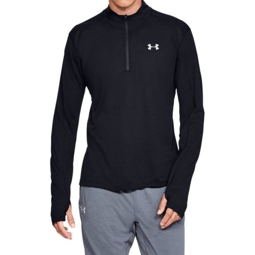 Men's Jumper Under Armour UA Streaker 2.0 Half Zip - black Men's Jumper Under Armour UA Streaker 2.0 Half Zip - black