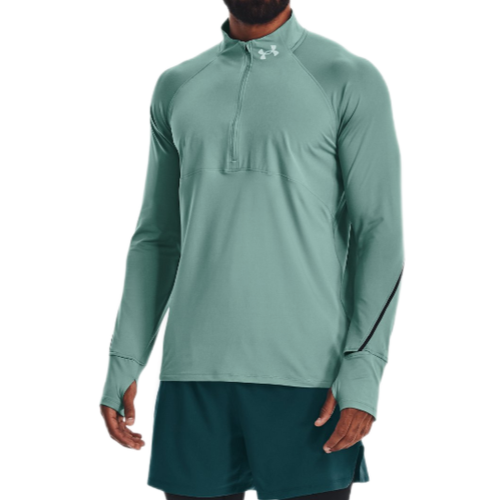 Men's Jumper Under Armour Men's UAQualifier Run 2.0 1/2 Zip - fresco green/black Men's Jumper Under Armour Men's UAQualifier Run 2.0 1/2 Zip - fresco green/black