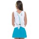 Girls' T-shirt Lucky in Love Square Are You? Tie Back Tank Girls - turquoise Girls' T-shirt Lucky in Love Square Are You? Tie Back Tank Girls - turquoise