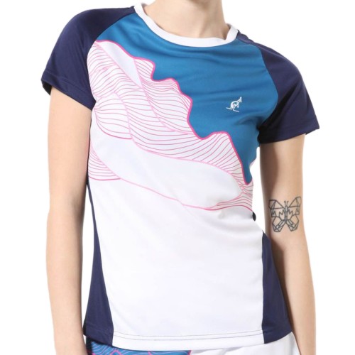 Women's T-shirt Australian Ace T-Shirt With Print In Front - blue cosmo Women's T-shirt Australian Ace T-Shirt With Print In Front - blue cosmo