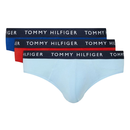 Men's Boxers Tommy Hilfiger Brief 3P - bold blu/iceberg/empire flm Men's Boxers Tommy Hilfiger Brief 3P - bold blu/iceberg/empire flm