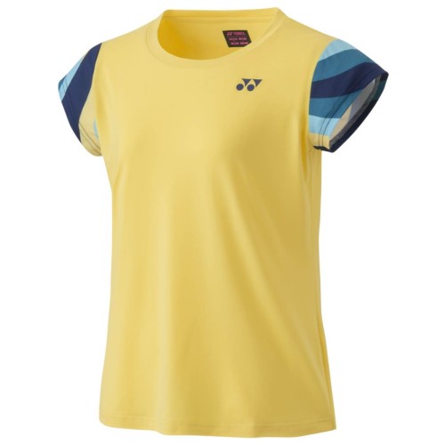 Women's T-shirt Yonex AO Crew Neck T-Shirt - soft yellow