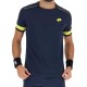 Men's T-shirt Lotto Superrapida V Tee - dark denim/acid yellow