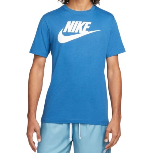 Men's T-shirt Nike Sportswear T-Shirt Icon Futura M - dark marina blue/white