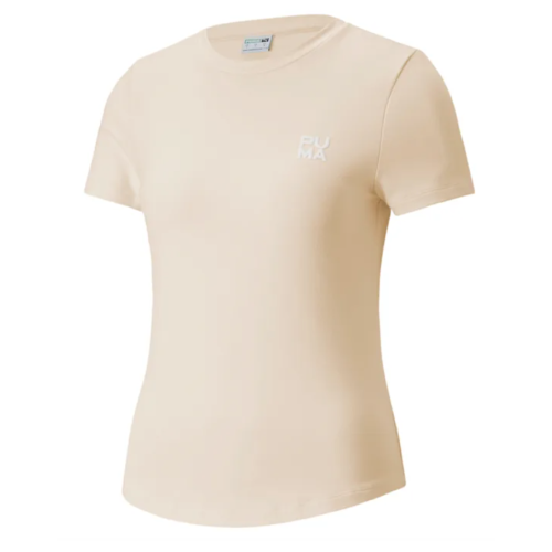 Women's T-shirt Puma Infuse Slim Tee - pristine Women's T-shirt Puma Infuse Slim Tee - pristine