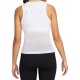 Women's top Nike Dri-Fit Slam Tennis Tank - white/black Women's top Nike Dri-Fit Slam Tennis Tank - white/black