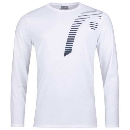 Boys' t-shirt Head Club 21 Cliff LS Junior - white Boys' t-shirt Head Club 21 Cliff LS Junior - white