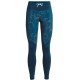 Women's leggings Under Armour Women's UA OutRun The Cold Tights - petrol blue/reflective