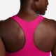 Women's top Nike Dri-Fit Swoosh Bra Tank - fireberry/fireberry/white