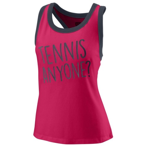 Women's top Wilson Tennis Anyone Tech Tank W - love potion