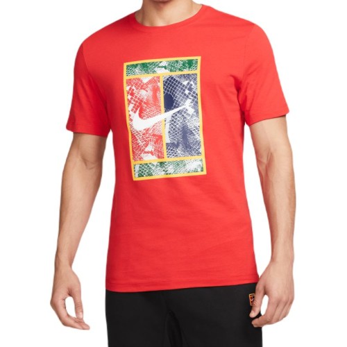 Men's T-shirt Nike Court Tennis T-Shirt - university red