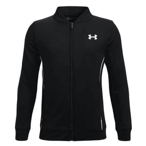Boys' jumper Under Armour UA Pennant 2.0 FZ - black/white Boys' jumper Under Armour UA Pennant 2.0 FZ - black/white