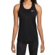 Women's top Nike Dri-Fit Racerback Tank - black/white