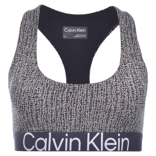 Women's bra Calvin Klein Medium Support Sports Bra - shocking print Women's bra Calvin Klein Medium Support Sports Bra - shocking print