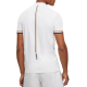 Men's Polo T-shirt BOSS x Matteo Berrettini Slim-fit Polo Shirt With Stripes - white Men's Polo T-shirt BOSS x Matteo Berrettini Slim-fit Polo Shirt With Stripes - white