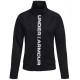 Women's jumper Under Armour Women's UA Rush Tricot Jacket - black/white Women's jumper Under Armour Women's UA Rush Tricot Jacket - black/white